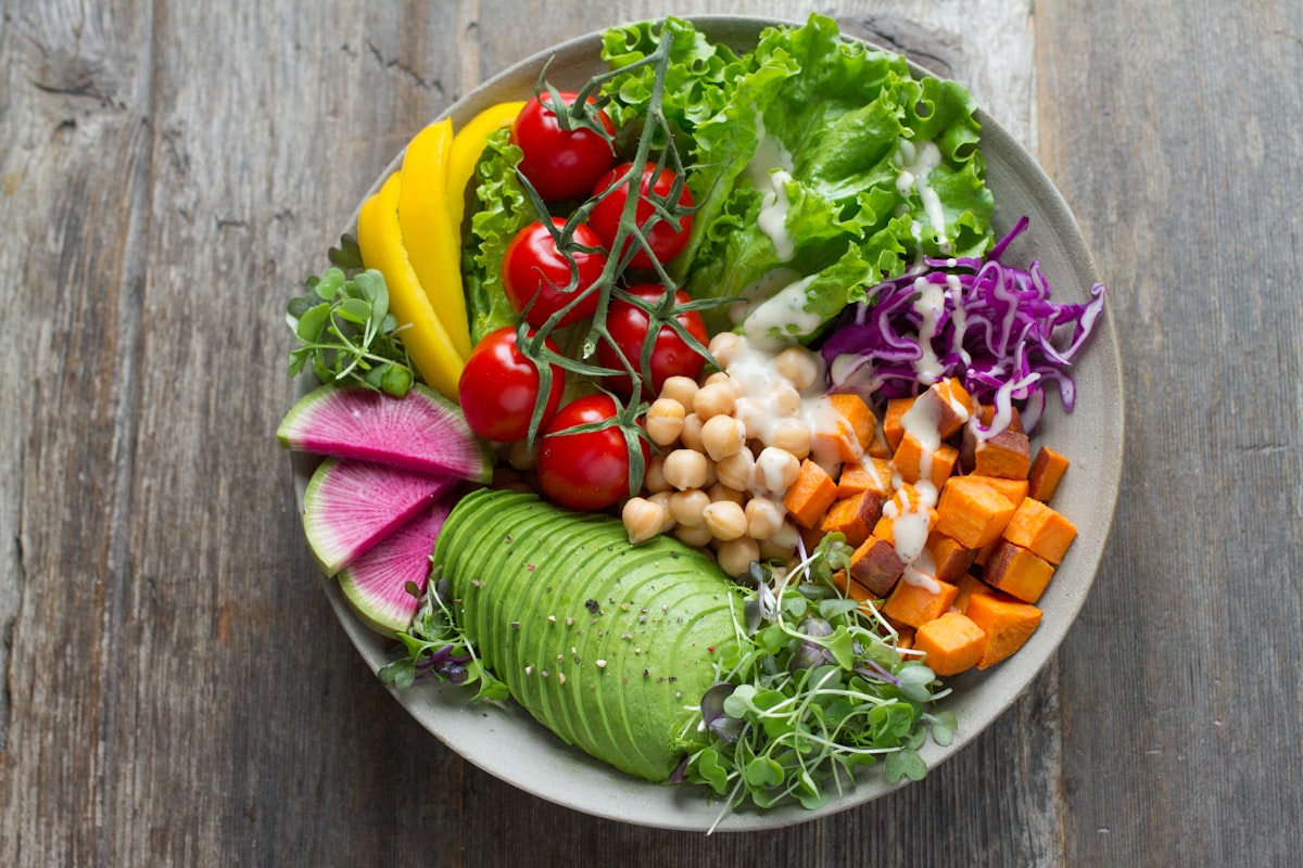 Chickpea Cucumber Herb Bowls