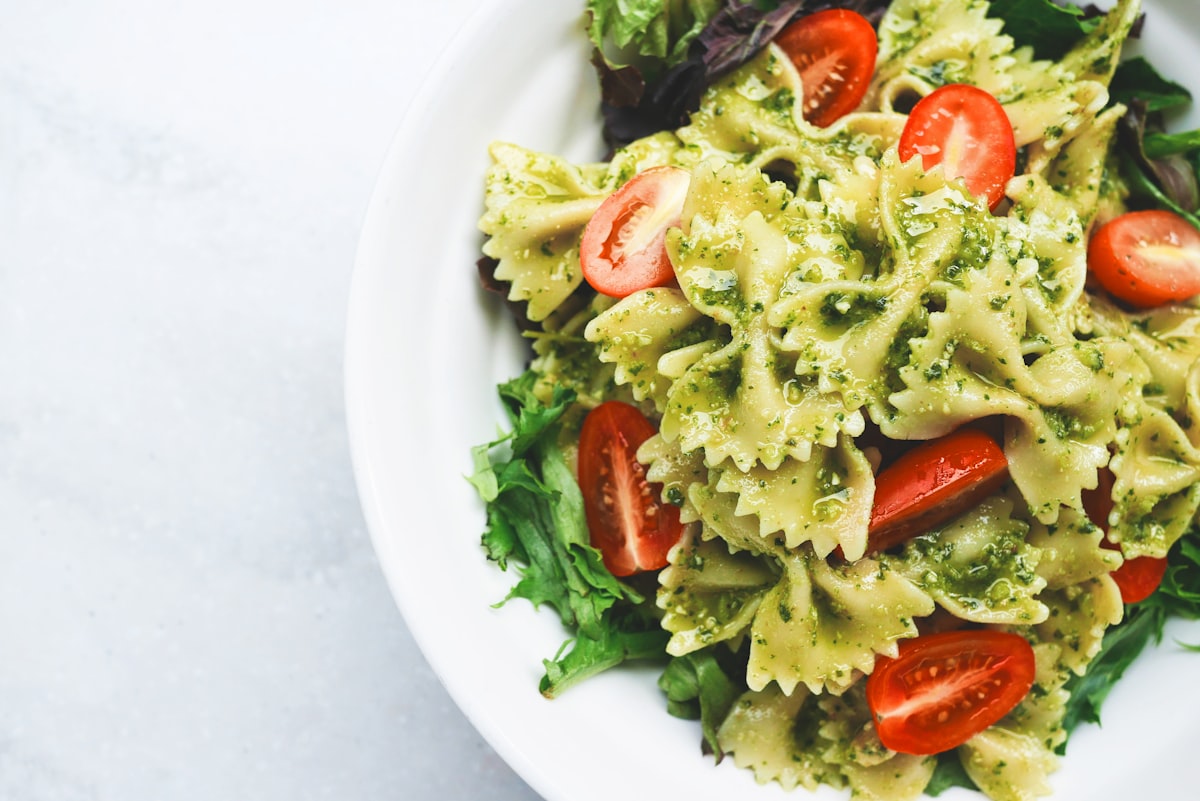 Basil Zucchini Linguine